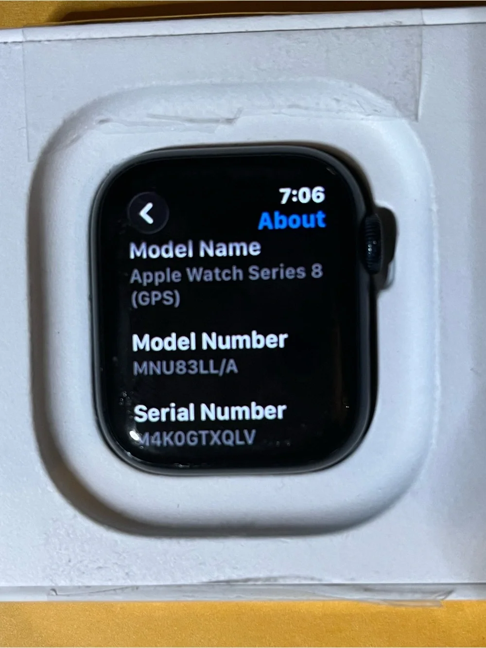 Apple Watch Series 8 (GPS ) Midnight black